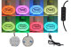 LED-belysning för original Poppy, Turbo luftfräschare 5 V - USB-anslutning RGB flerfärgad