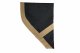 Suede look truck dummy curtains I 2 parts I with imitation leather edge I strong darkening anthracite-black beige*
