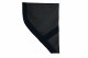 Suede look truck dummy curtains I 2 parts I with imitation leather edge I strong darkening anthracite-black black*