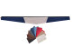 Suede-look truck windscreen border I 2-coloured I without motif I