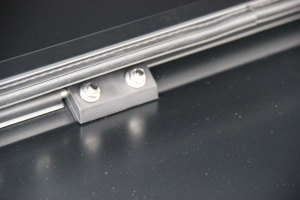 Plaatstalen opbergbox met poedercoating, afsluitbaar, zwart L400xH300xD300mm