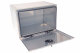 Stainless steel storage box, lockable L600XH400xT450mm