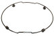 Supporto ad anello elastico per il copriruota dellassale posteriore - ricambio I 17,5`- 22,5` pollici