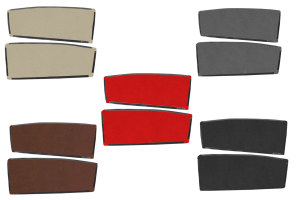 Adatto per DAF*: XF106 EURO6 (2013-...) - Pannello porta Oldschool I in similpelle