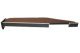Lämplig för Mercedes*: Actros MP4 I MP5 | F | L (2011-...) 2500mm XXL bord imiterat läder HollandLine brun utan låda