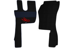 Suitable for Ford*: F-Max (2020-...) ClassicLine leatherette floor mats black with logo