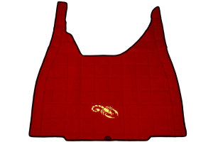 Suitable for Ford*: F-Max (2020-...) ClassicLine leatherette engine tunnel cover red with logo