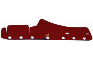 Geschikt voor Ford*: F-Max (2020-...) ClassicLine kunstlederen dashboardhoes rood met logo