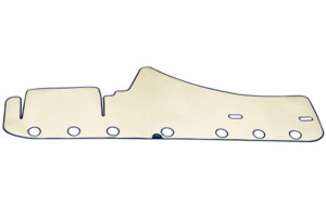 Suitable for Ford*: F-Max (2020-...) ClassicLine leatherette dashboard cover beige without logo