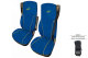 Geschikt voor DAF*: XF I XG I XG+ EURO6 (2021-...) - Extreme Professional stoelhoezen Mod. H I NIET opklapbaar Lichtblauw met logo