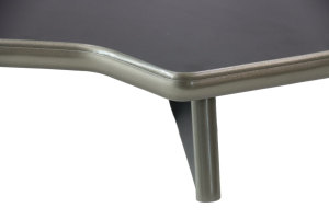 Suitable for MAN*: TGX Euro6 (2020-...) - XXL table with cut-out for passenger table bronce