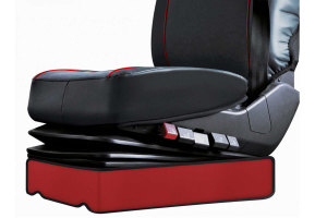 Adatto per Ford*: F-Max (2020-...) Rivestimento base sedile ClassicLine in similpelle rosso