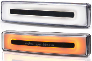 Suitable for Scania*: R1, R2, R3 LED position light sun visor