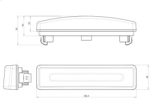 Passend für Scania*: R1, R2, R3 LED Positionsleuchte Sonnenblende