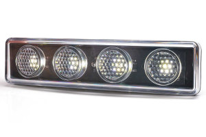 Suitable for Scania*: R1, R2, R3 LED position light for sun visor white with plug