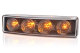 Lämplig för Scania*: R1, R2, R3 LED-positionsljus för solskydd orange med stickpropp