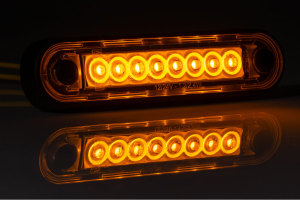 LED-sidomarkeringslampa Slim2 l&aring;ng
