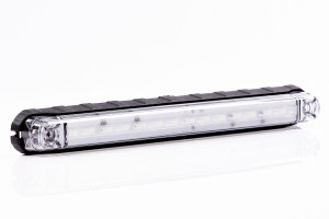 LED Begrenzungsleuchte mit 14 LED Modulen wei&szlig;
