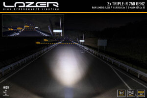 Lazer Lamps Kühlergrill-Kit VW T6 2x Triple-R 750 G2 Startline ( 2016 -... ) 2x Triple-R 750 G2 Standard