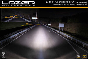 Lazer Lamps Kühlergrill-Kit VW T6 2x Triple-R 750 G2 Startline ( 2016 -... ) 2x Triple-R 750 G2 Elite