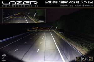 Lazer Lamps K&uuml;hlergrill-Kit VW T6 2x Triple-R 750 G2 T6.1 ( 2019-... ) 2x ST4 Evo
