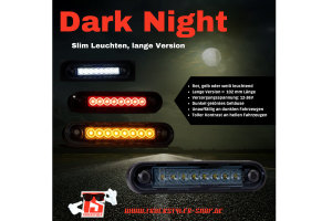 LED Positionsleuchten Slim2 Dark Night
