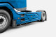Suitable for DAF*: XG, XG+, XF (2021-...) Stainless Steel Sidebar 60mm 3800mm Black RAL 9005 with 5 LEDs per Side