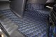 Suitable for DAF*: XF 106 (2013-...) floor mat set + seat base trim DiamondStyle for Webasto parking heater blue