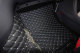 Suitable for DAF*: XF 106 (2013-...) floor mat set + seat base trim DiamondStyle for Webasto parking heater white