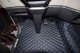 Passend für MAN*: TGX (2020-...) Fußmattenset + Sitzsockelverkleidung DiamondStyle schwarz-blau