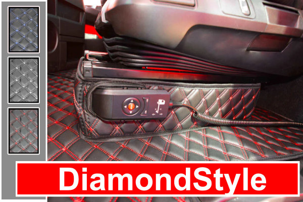 Suitable for Mercedes*: Actros MP4 + MP5 leatherette floor DiamondStyle