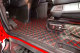 Lämplig för Mercedes*: Actros MP4, MP5 2500mm golv i läderimitation DiamondStyle röd Fällbar BF