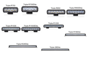 Lazer Lamps Auxiliary headlights, Triple-R Serie