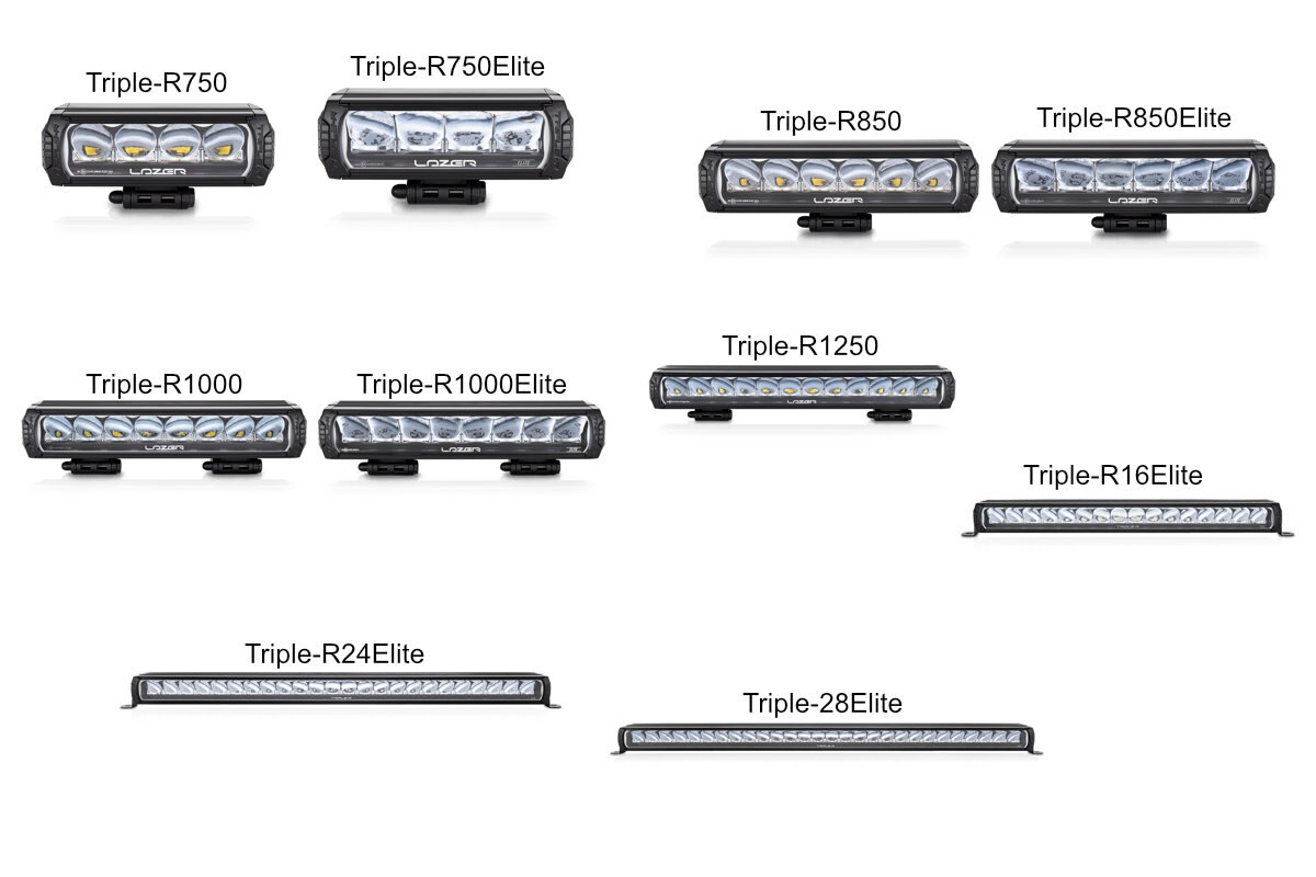 Lazer Lamps Fernscheinwerfer, Triple R Serie