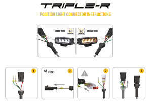 Lazer Lamps extra str&aring;lkastare, Triple R 1000-serien 410 mm