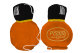 Original Poppy plyschflaskor i brun fuzzy tärningsdesign