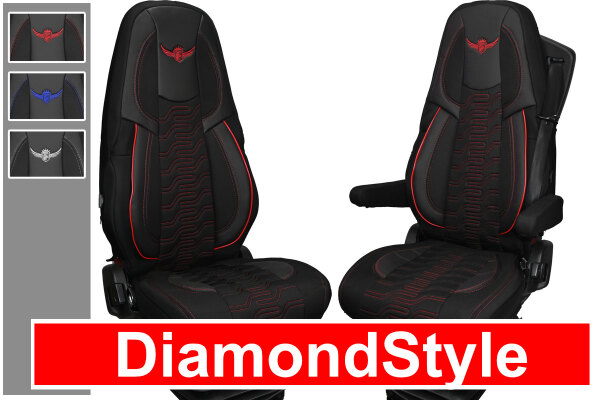 Geschikt voor Volvo*: DiamondStyle stoelhoezen