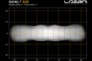 Lazer Lamps Sentinel Fernscheinwerfer rund 7 Zoll (17,78 cm) Elite