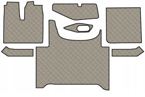 Adatto per MAN*: TGX EURO6 (2020-...) Set tappetino StandardLine automatico con 2 cassetti