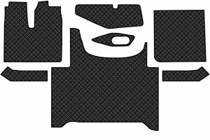 Suitable for MAN*: TGX EURO6 (2020-...) StandardLine floor mat set automatic with 2 drawers