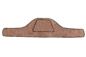 Suitable for DAF*: XF106 EURO6 (2013-...) Faux leather oldschool dashboard cover