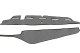 Suitable for Volvo*: FH4 I FH5 (2013-...) Oldschool dashboard cover colour concrete grey | edging black