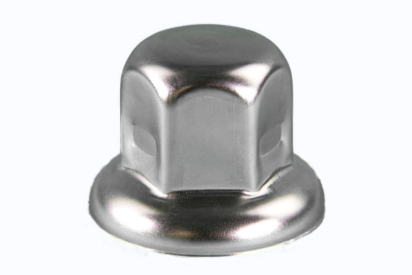 1x Hjulmutterlock i rostfritt stål för fälgcentreringsring 32mm eller 33mm