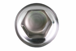 1x Coperchio del dado ruota in acciaio inox per anello di centraggio 32 mm o 33 mm