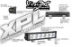 Vision-X XPL auxiliary headlamp 239mm (10 Zoll 30W) Straight version