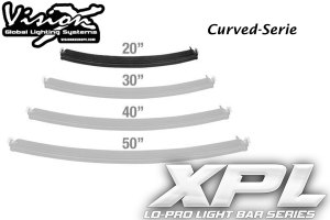 Vision-X XPL Halo hulpkoplampen 527mm (20 inch 75W) gebogen bar