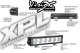Vision-X XPL Halo Zusatzscheinwerfer 1295mm (51 Zoll 180W) Gerade Version