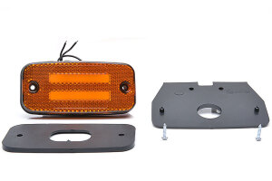 LED zijmarkeringslicht 12-24V oranje 2 LED-strips (ADR-versie)