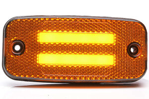 LED zijmarkeringslicht 12-24V oranje 2 LED-strips (ADR-versie)