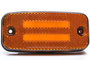 LED zijmarkeringslicht 12-24V oranje 2 LED-strips (ADR-versie)